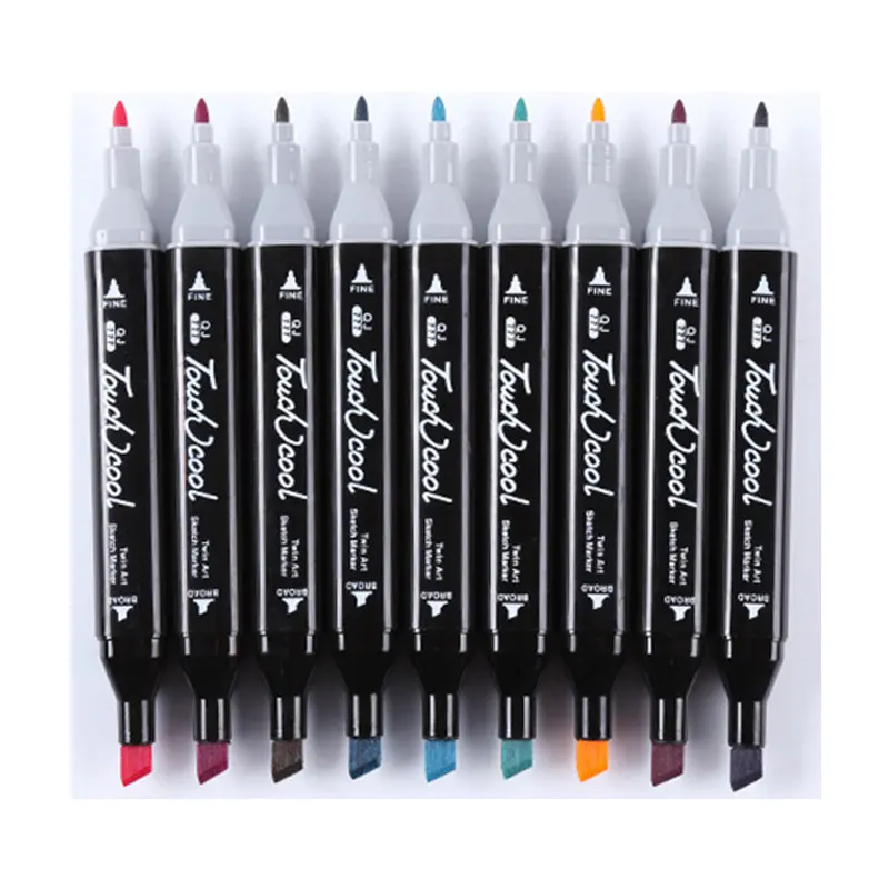 Цветные маркерные ручки тонкий лайнер для рисования акварельные художественные