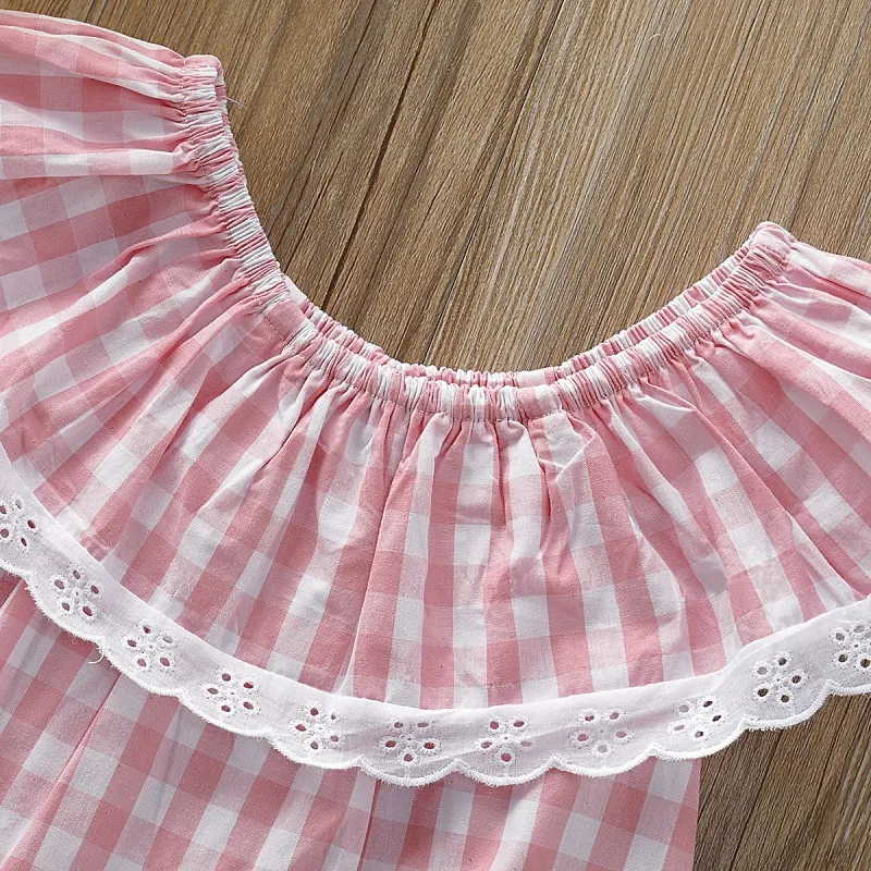 Детский летний комбинезон милый для новорожденных девочек повседневная одежда