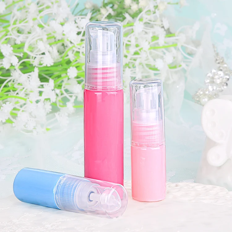 

10pcs 30ml Plastic PET Macaron colors Lotion Bottles Squeezable Cosmetic Cream Container Travel Liquid Fill Sample Vials