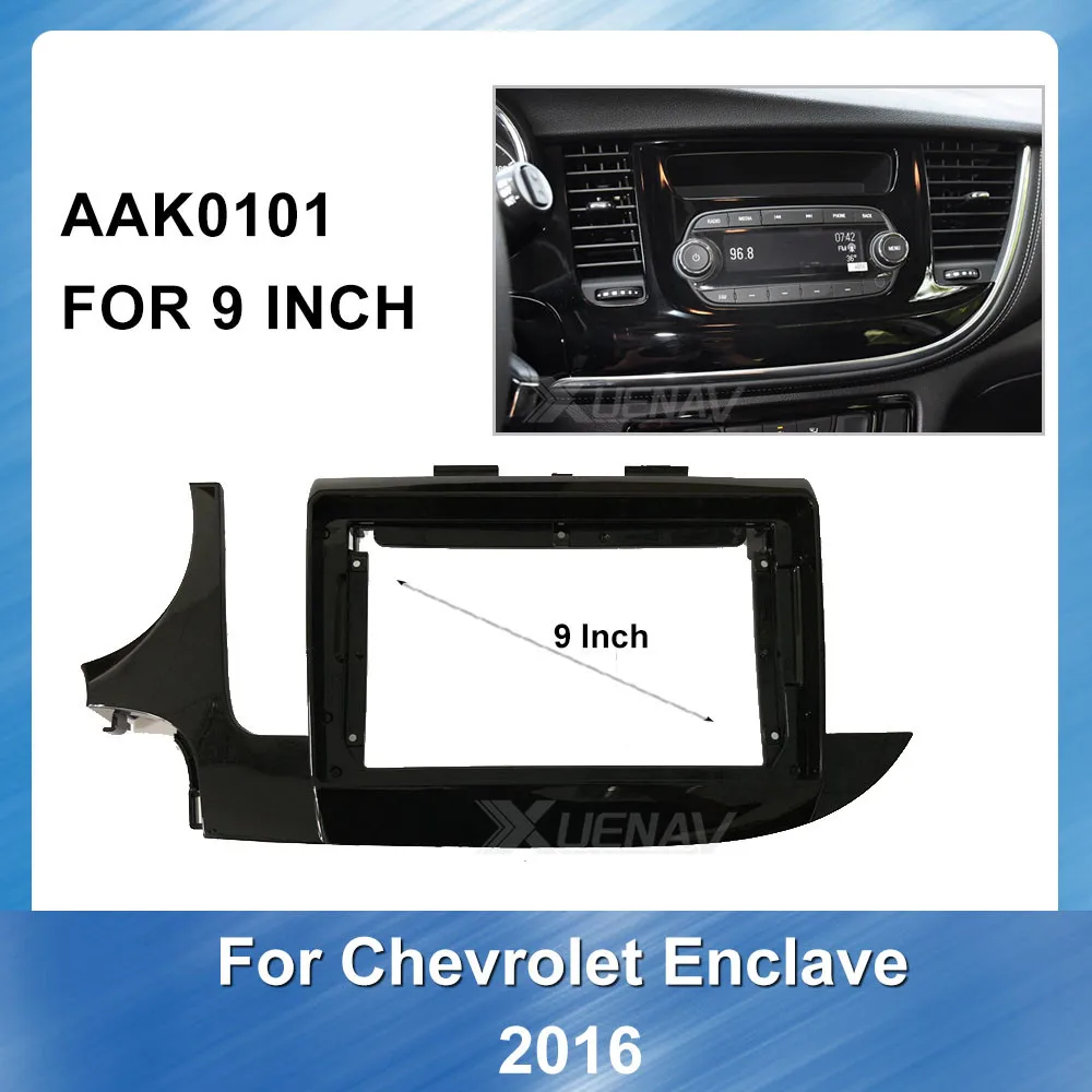 

9 inch Car Fascia For Chevrolet Angkola 2016 Car DVD GPS Frame Adaptor Panel in-dash Mount Installation 2Din fascias Kit