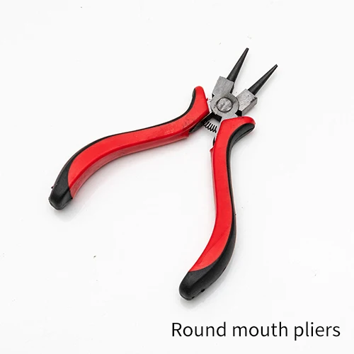 Round mouth pliers Многофункциональные ручные инструменты, Ювелирные плоскогубцы, оборудование, круглый нос, торцевые кусачки, плоскогубцы для изготовления украшений вручную, аксессуары - Цвет: Round mouth pliers