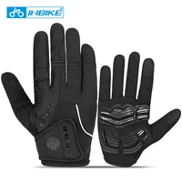 inbike gel padded cycling gloves full finger road bicycle outdoor sports skiing gloves men women racing climbing mtb bike gloves