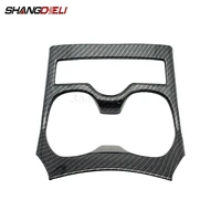 for nissan x trail t32 rogue 2014 2019 1pc abs carbon fiber water cup holder cover panel trim sticker auto styling