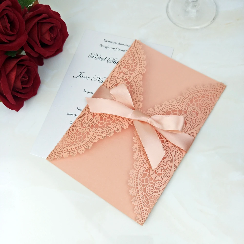 Элегантные свадебные приглашения для вечеринки приглашение в стиле Quinceanera с