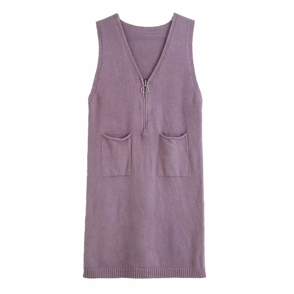 

2020 New Autumn Women Tops Solid Knitted Sleeveless V-Neck Sweater Vest Loose Style Female Fashion Casual Women Clothes