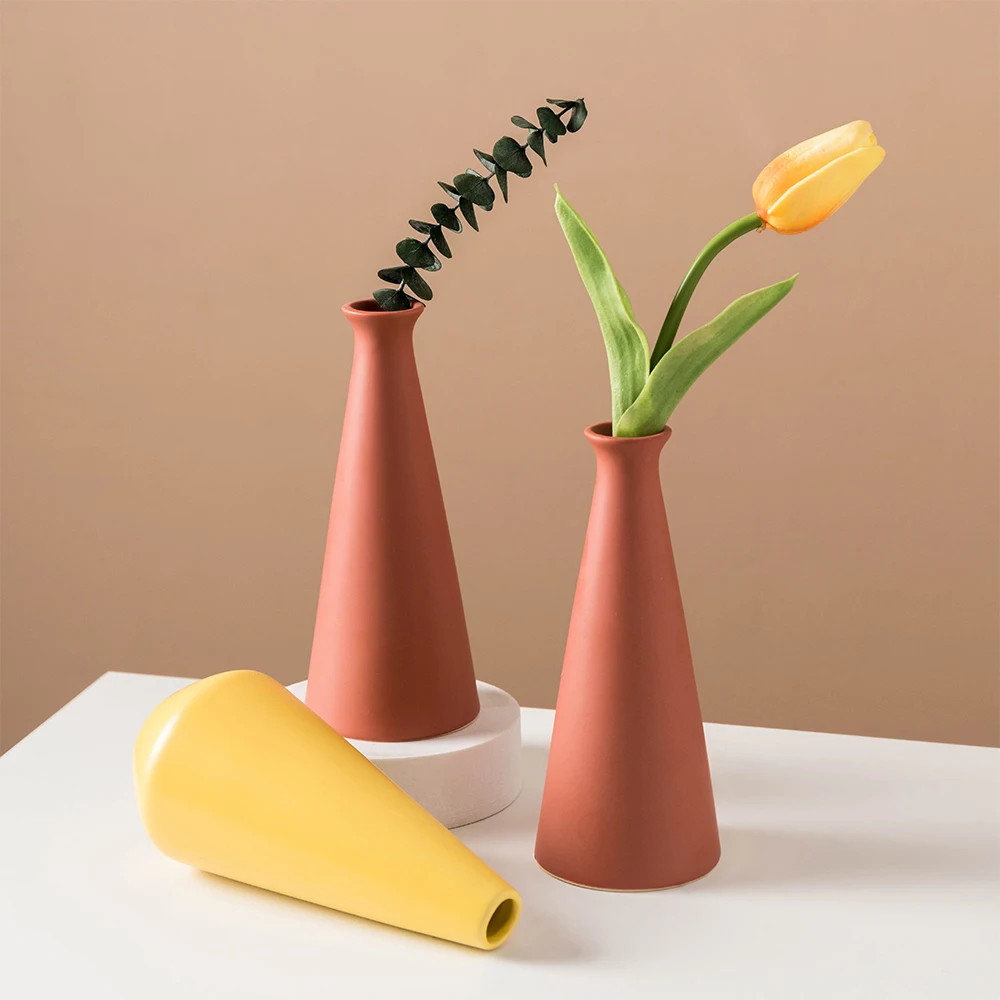 

Morandi Vase Ceramic Decoration Modern Home Decoration Accessories Minimalism Plant Vase Living Room Decoration Aesthetics Vases