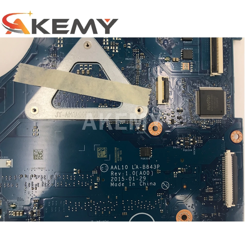 

AAL10 LA-B843P REV:1.0(A00) 3205U 920M/1GB FOR Dell INSPIRON 5458 5558 5758 Laptop Motherboard CN-0F0T2K F0T2K Mainboard