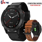 Ремешок для браслета Fenix 5x6x3 3hr, кожаный быстросъемный ремешок для часов Garmin Fenix 5xPlus6xProD2Quaitx3