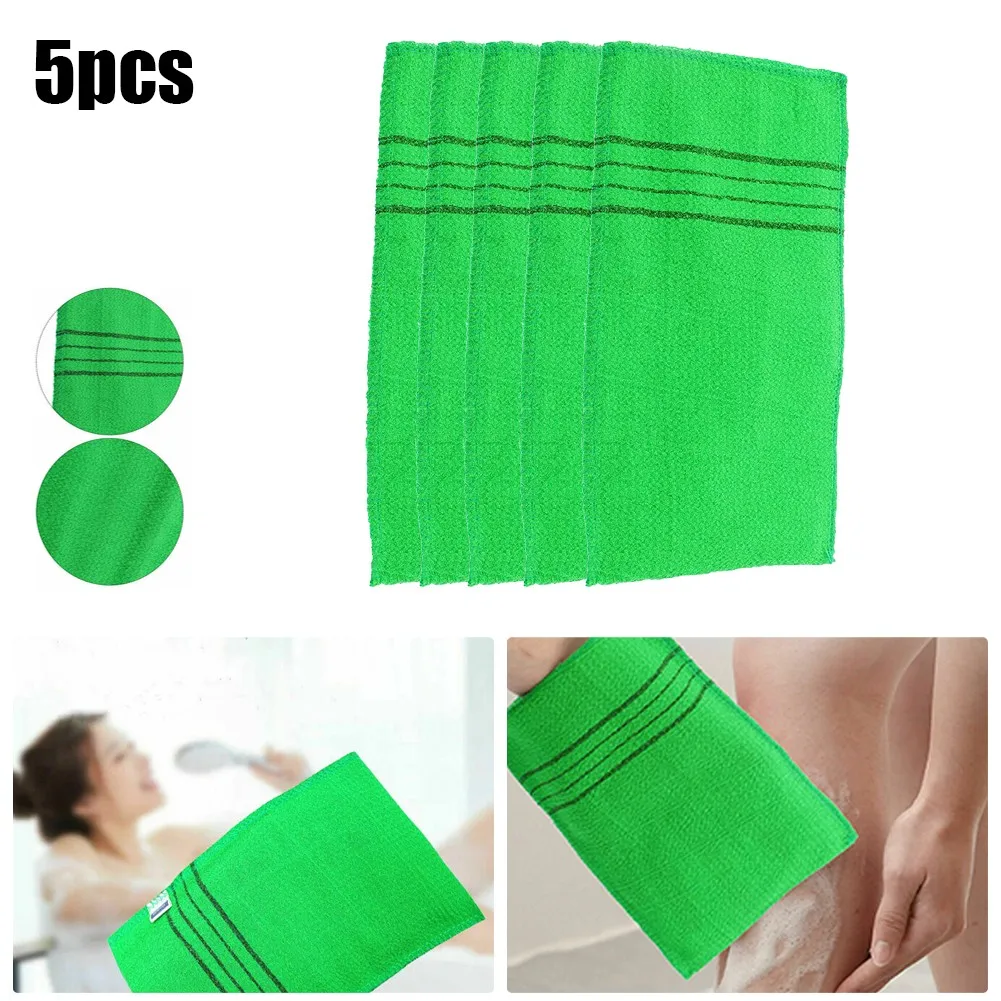 14*18.5cm Towel 5Pcs Asian Bath Body Scrub Exfoliating Italy Korean Shower