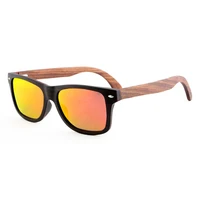 wenzhou cat 3 uv400 new fashion promotion polarized rectangle frame black ebony wooden laminated sunglasses