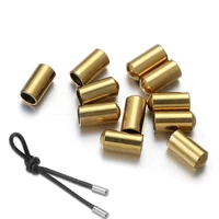 10pcs lot stainless steel end bead caps leather cord clasp crimp tips for necklace bracelet connectors jewelry making supplies