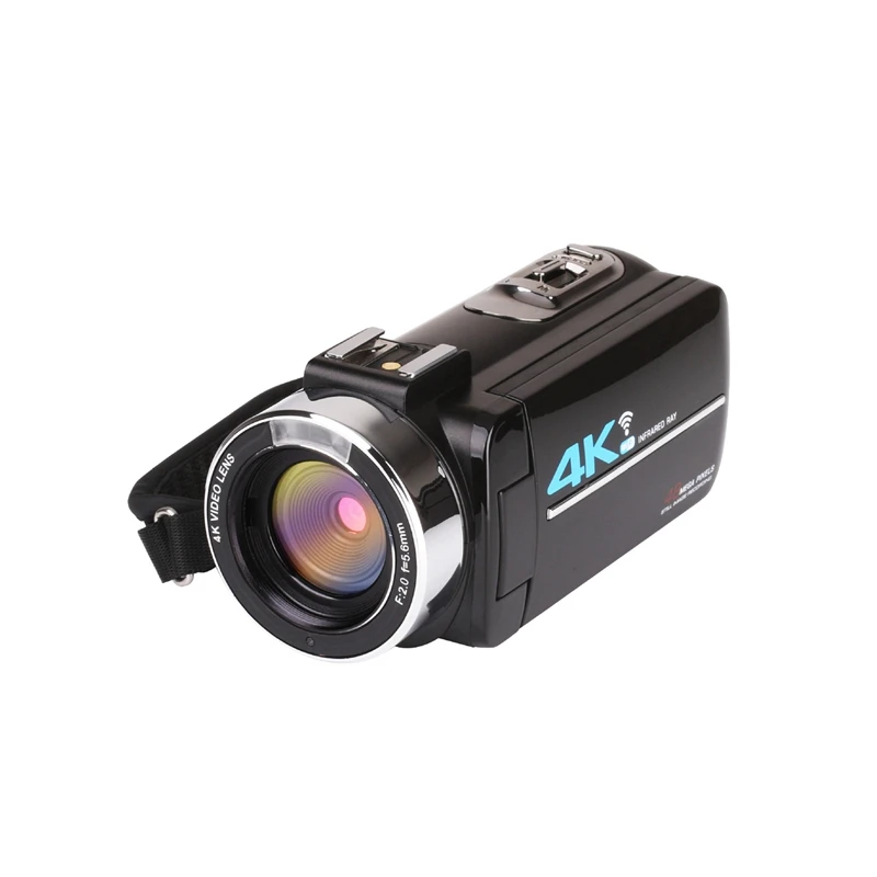 AMS 4K беспроводная видеокамера 48MP 1080P HD 16X Zoom Anti Shake DV камера с пультом