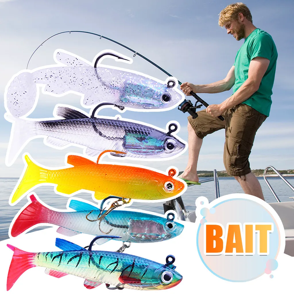 5 шт. приманка с крючком плавающие тонущие приманки для рыбной ловли