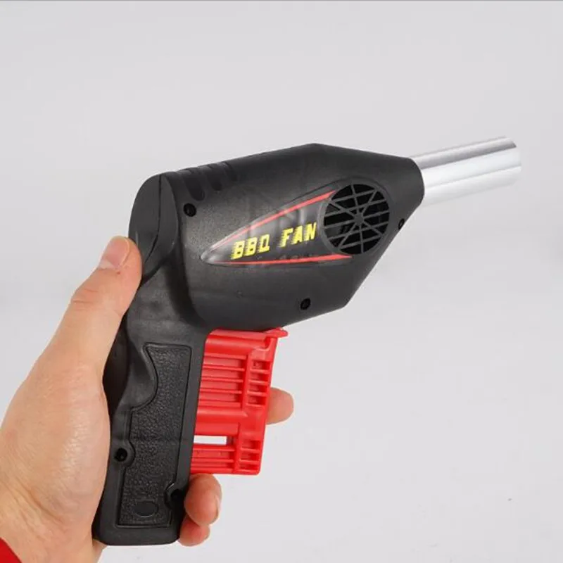 Barbecue Grill Portable Outdoor BBQ Fan Revives Coals Travels Camping Picnic Handy Tool Air Blower Flow Kitchen Cooking | Дом и сад