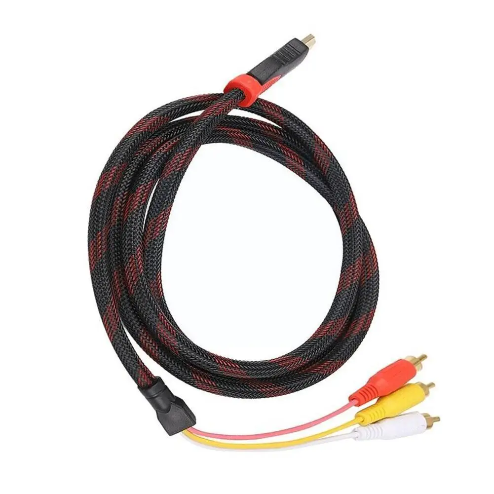 5 футов HDMI штекер к RCA Видео Аудио AV кабель адаптер для PS3 Aux разъем аудио провод Wii
