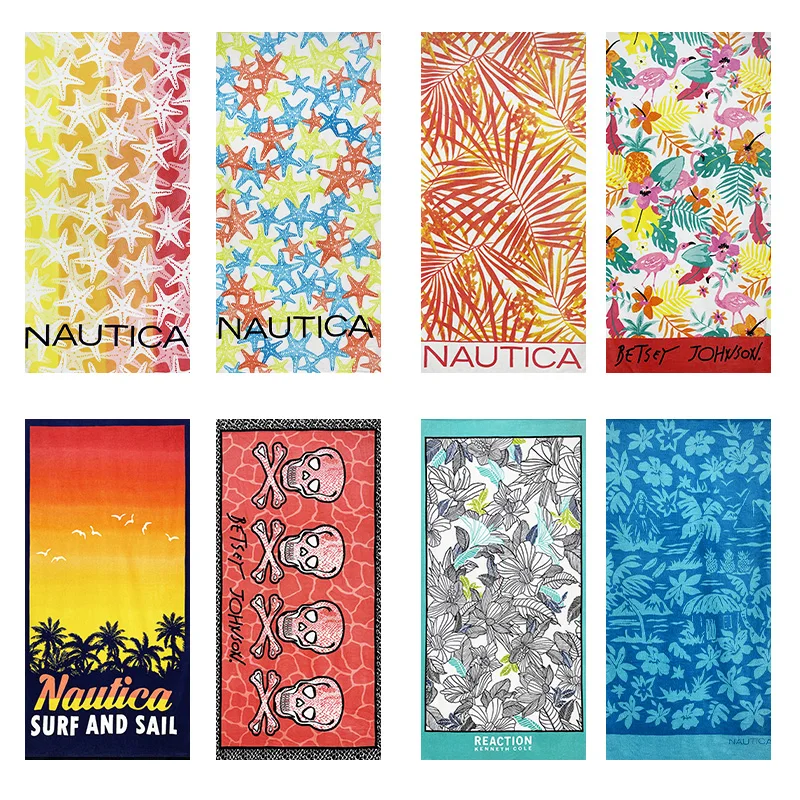 

Absorbent And Quick-Drying Beach Towel Creative Printing Travel Towel Swimming Towel Comfortable Beach Towel