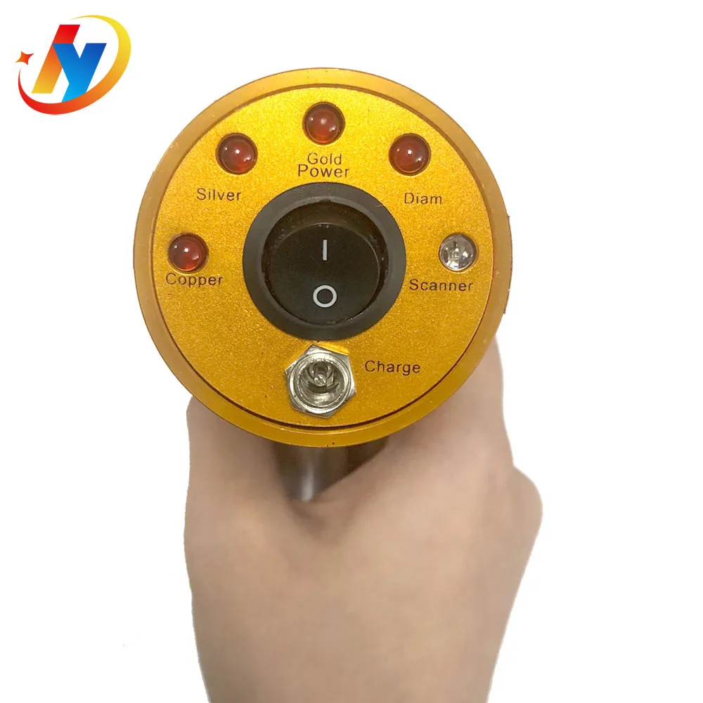 Покрытые настоящим золотом АКС длинный радиус действия металлодетектор 6