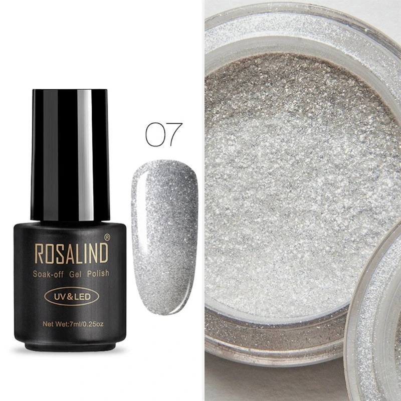 

Q1QD ROSALIND 7ML Semi Permanent Soak Off Salon UV Nail Gel Polish Nail Art Lacquer