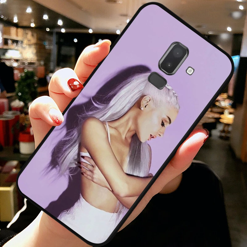 Ariana Grande Singer Soft Case for Samsung Galaxy J8 J7 Duo J6 J4 Plus Prime 2018 TPU Silicone |