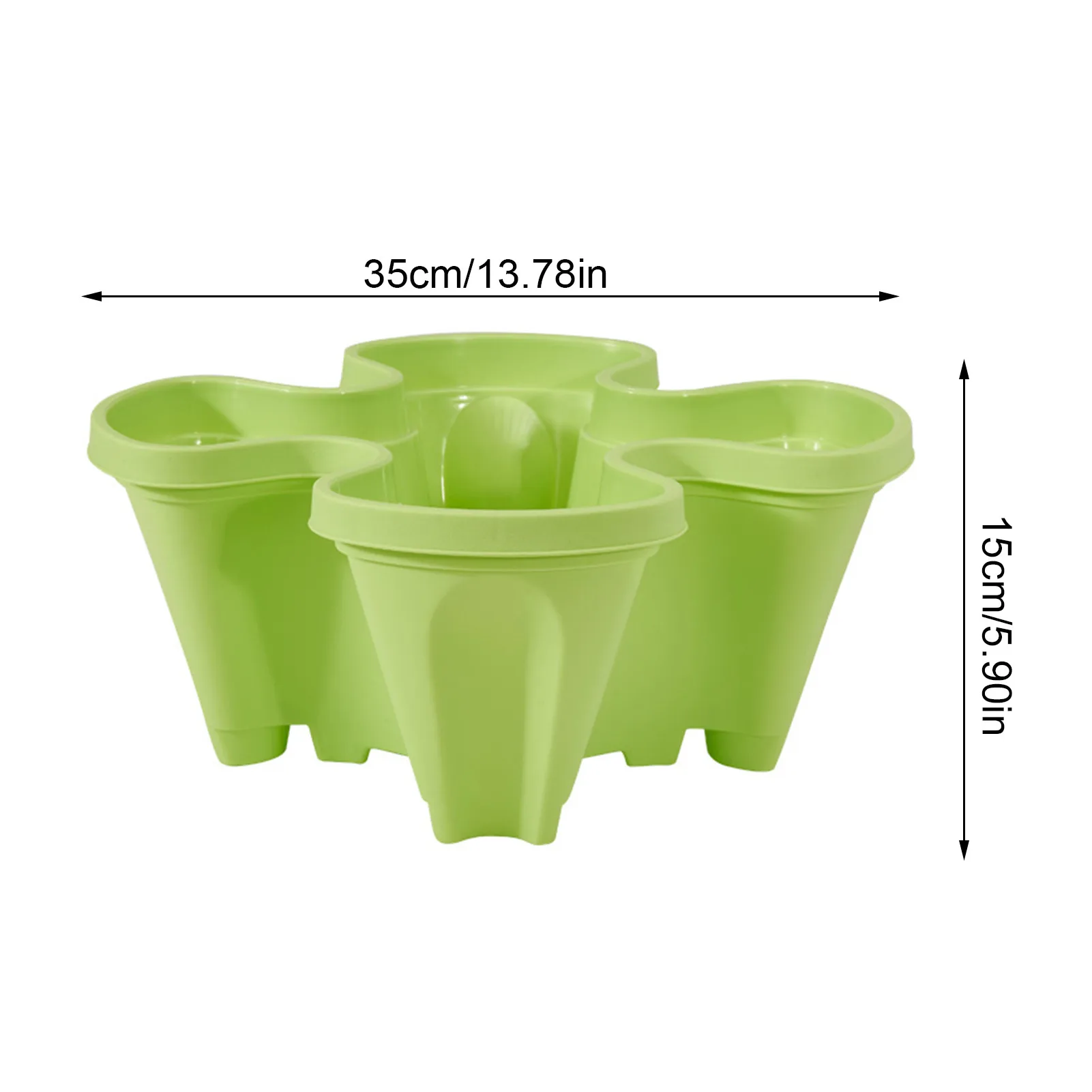 

Multi-Layer Combination Flower Pot Strawberry Planting Pot Large 3-Petal/4-Petal Flower Pot Balcony Vegetable