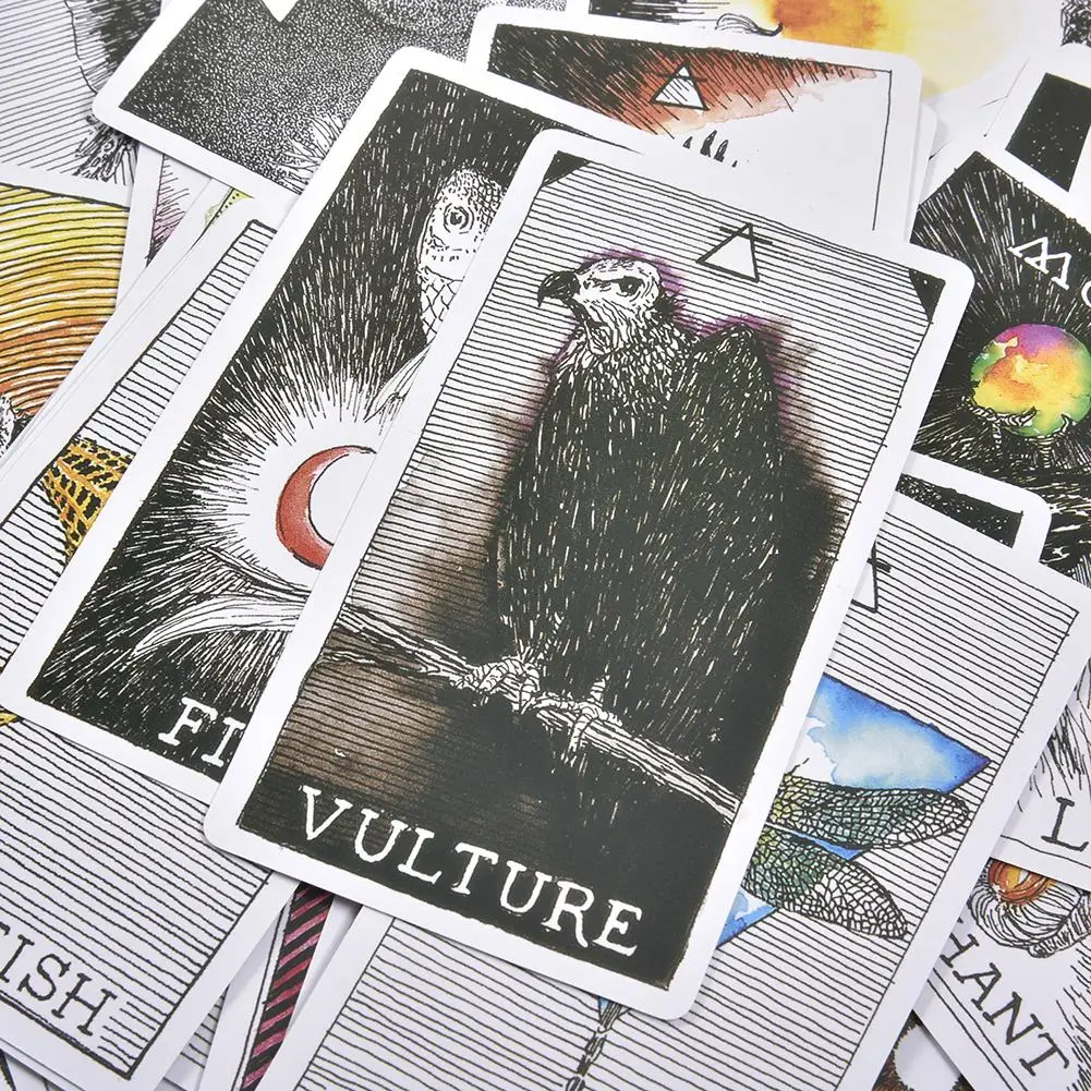 63 листа дикие неизвестные животные спиртовая колода руководство английские