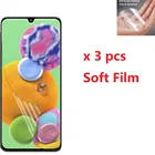 3 шт Пластиковые зубные щетки с мягкой пленка для Samsung Galaxy A91 A81 A71 A51 A41 A31 A21 A11 A01 защита для экрана телефона не стеклянная защитная пленка