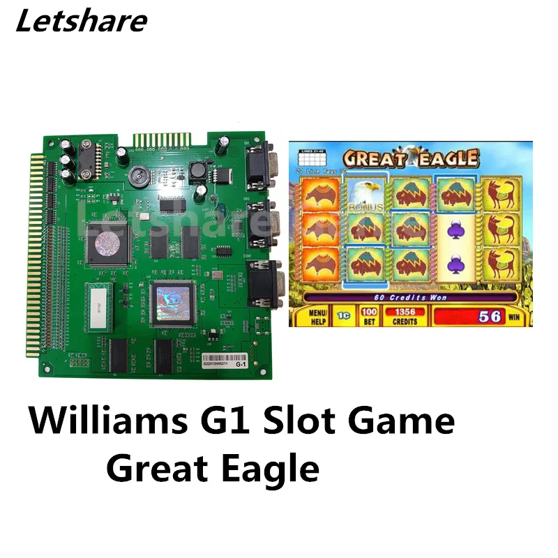 

Great Eagle Williams G1 Vertical Slots Machine Casino Game Board