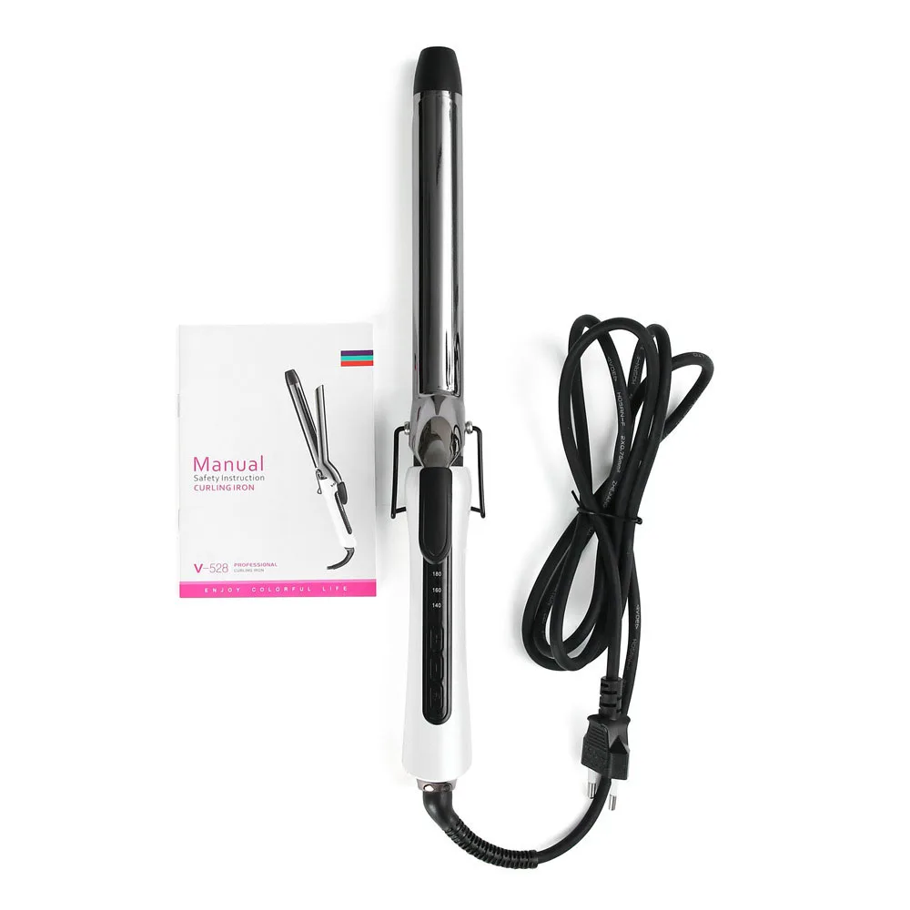 Щипцы для завивки волос щипцы 1 38 дюйма с турмалиновым керамическим цилиндром и