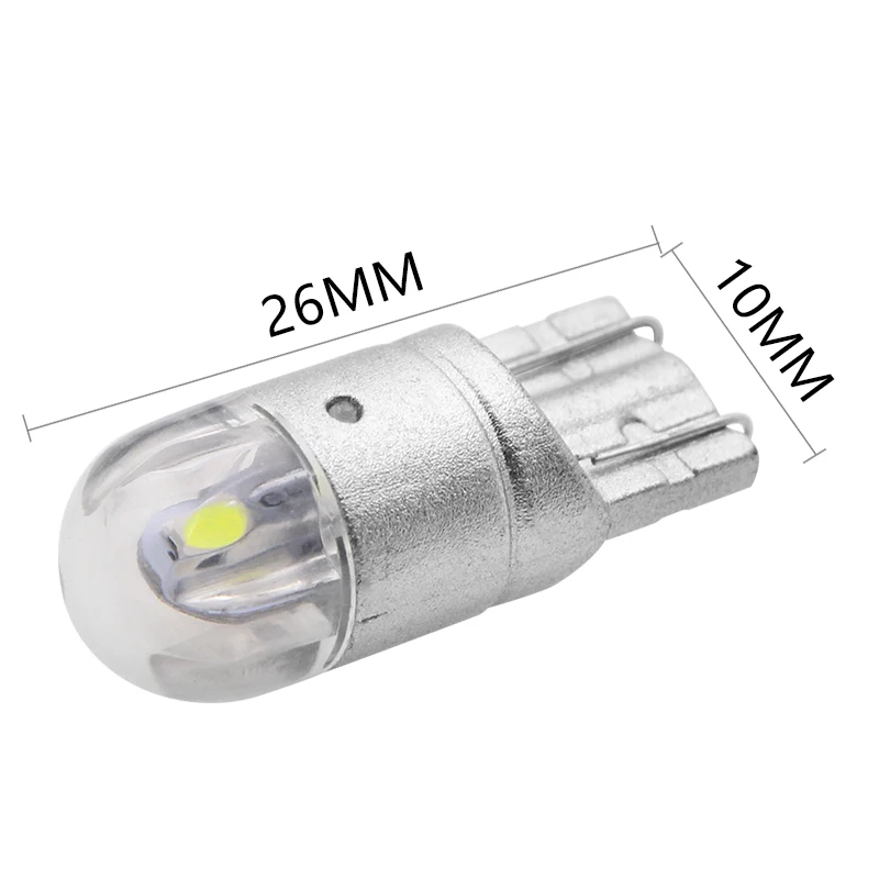 1 шт. сигнальная лампа 3030 T10 2 Led Автомобильная Лампа W5W Led T10 Светодиодные лампы для автомобилей Белый 5W5 зазор резервный Обратный Свет Стайлинг автомобиля
