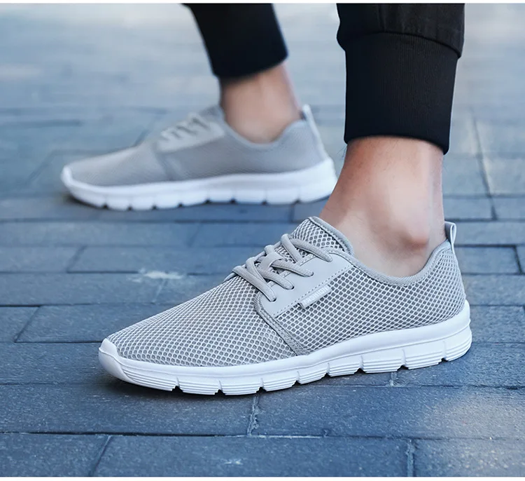

Men's casual shoes, new style men's casual shoes, plus size 48, outdoor running, breathable, beach, light sports shoes, 2020