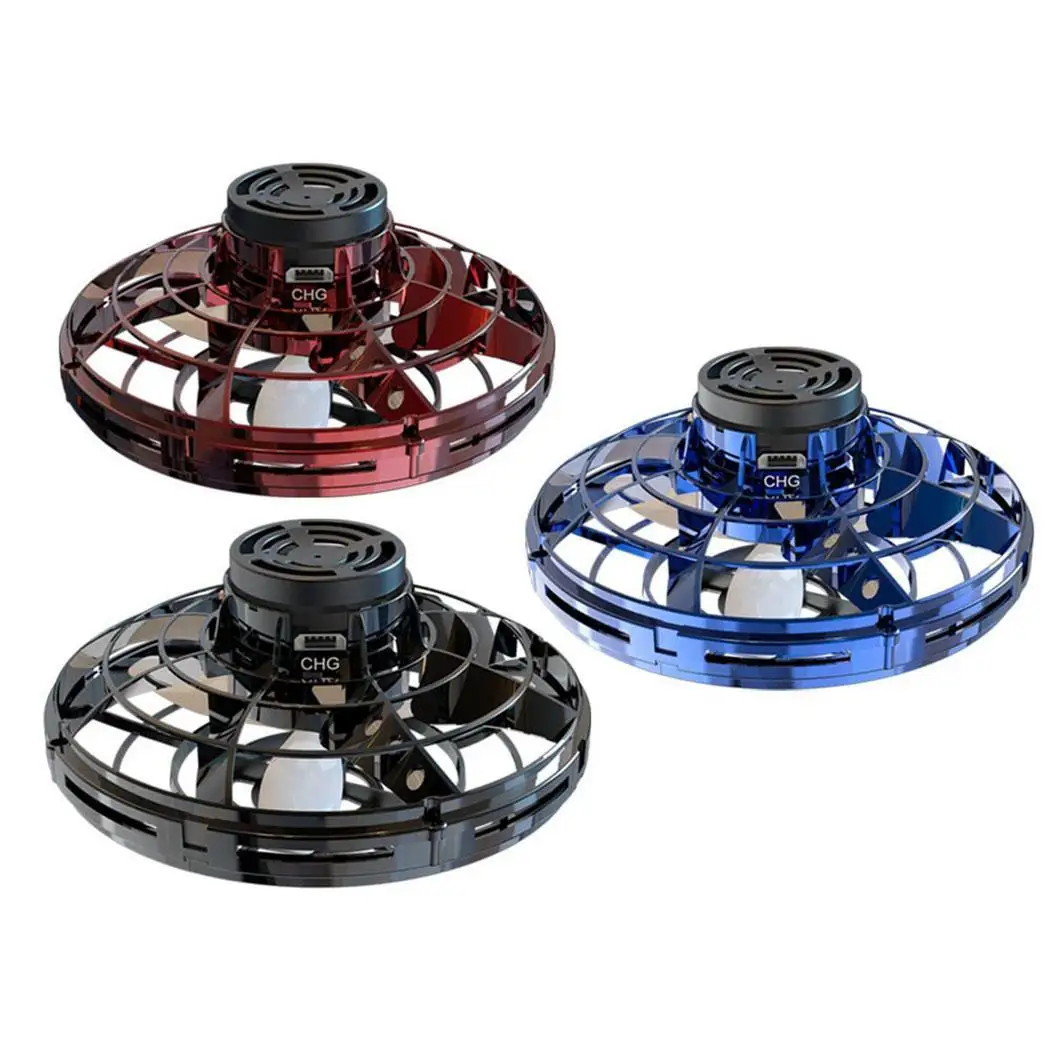 Mini RC Drone UFO Sensor Flying Gyro Kids Lighting Blue/Red/Black 100mAh Induction Toy | Игрушки и хобби