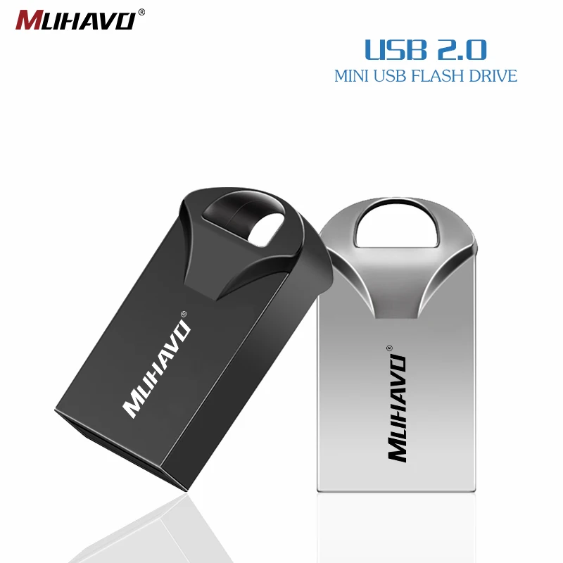 Супер Мини водонепроницаемый usb флеш-накопитель 128 ГБ 32 64 металлический 16 8 4