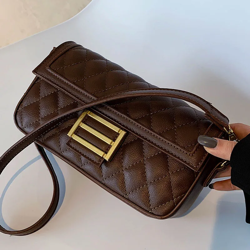 

Retro armpit bag women's bag 2021 new fashion autumn winter all-around ins super fire Single Shoulder Messenger Bag Fashion Bag