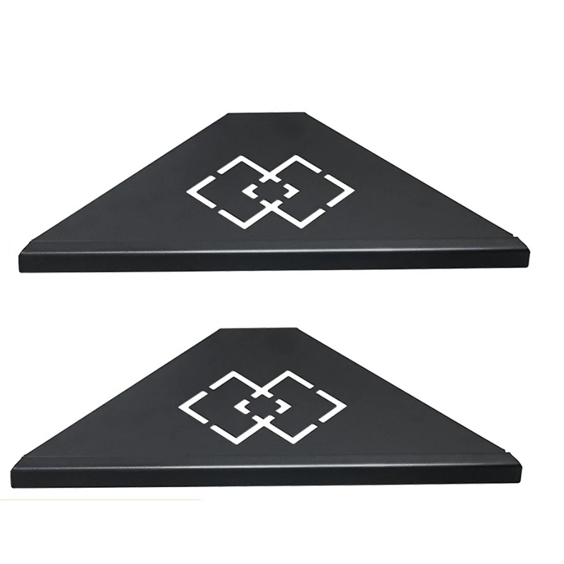 Полки для ванной комнаты из черной нержавеющей стали 304 настенный стеллаж