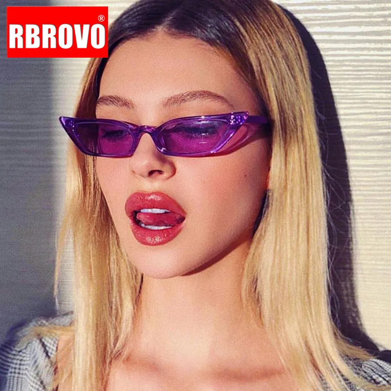Женские солнцезащитные очки RBROVO в маленькой оправе стиле ретро UV400 2021 |