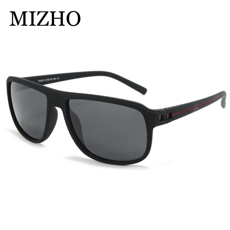 Мужские солнцезащитные очки MIZHO, черные поляризационные очки с защитой от УФ-лучей, TR90, для путешествий, рыбалки, 2022