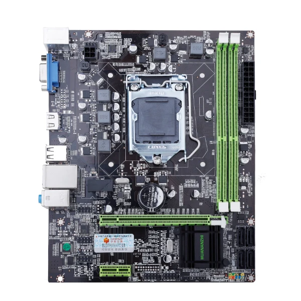 Huanan Zhi H61 PRO рабочего Материнская плата для Intel LGA 1155 i3 i5 DDR3 16 Гб SATA2 USB2.0 PCI-E VGA HDMI M-ATX