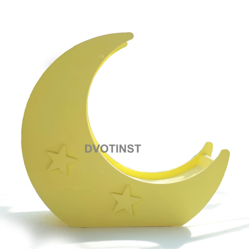Dvotinst реквизит для фотосъемки новорожденных детской деревянной Луны позирует