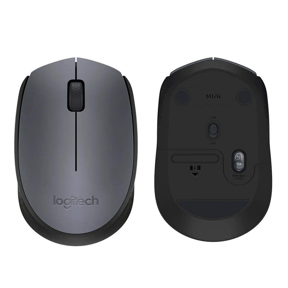 Мышь Logitech M170 Беспроводная с 3 кнопками 2 4 ГГц 1000 DPI|Мыши| |