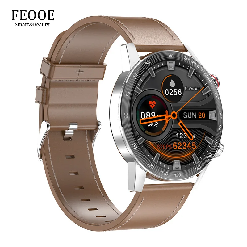 

FEOOE Women Smart Watch Clock Bluetooth Call MP3 Player 1.28 Inch HD Full Touch IP68 Waterproof Fitness Tracker Clock YD