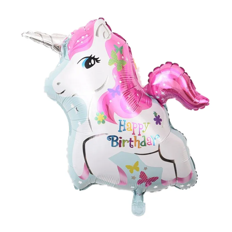 Новый дизайн гелиевые фольгированные шары в виде единорога для украшения
