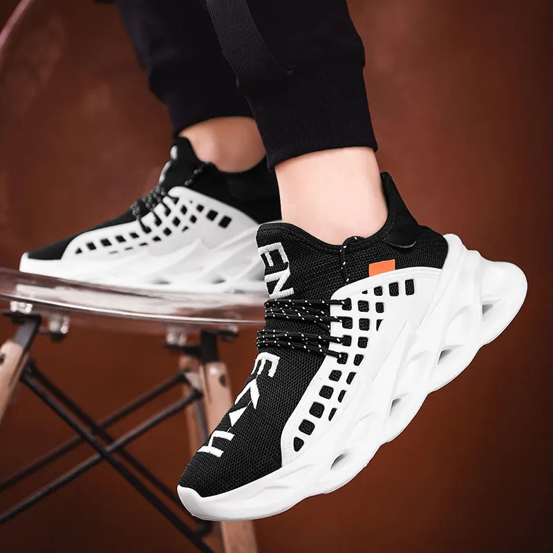 

Youth Jogging Shoes Blade Running Sneakers for Men Teenagers Tennis Shoes Athletics Jogging Walking Trainers Sneaker Socks Brand