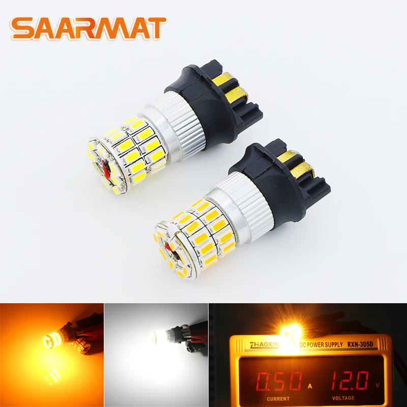 

LED white PW24W car Turn Signal PWY24W Bulbs Daytime Running Lights yellow 12V