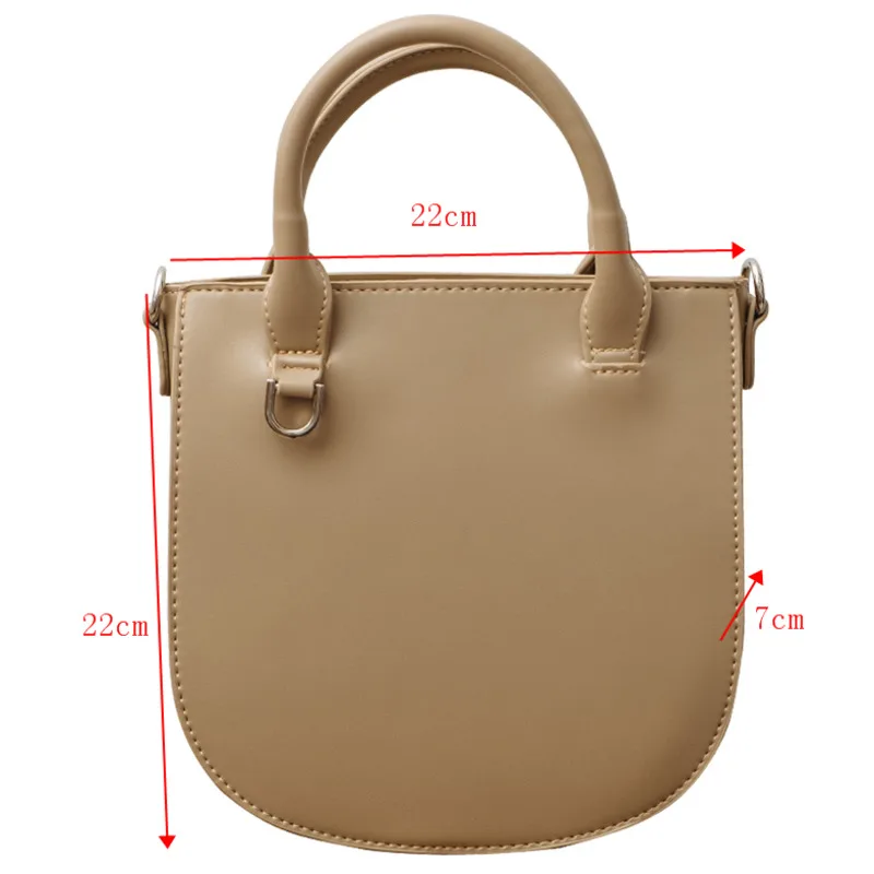 

[EAM] Women New Small Size Metal Ring PU Leather Zipper Personality All-match Crossbody Shoulder Bag Fashion Tide 2021 18A0465