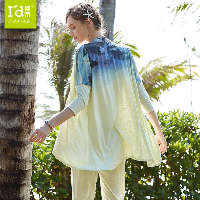 Женские домашние костюмы кальсоны пижамный комплект для леди льняная Пижама |