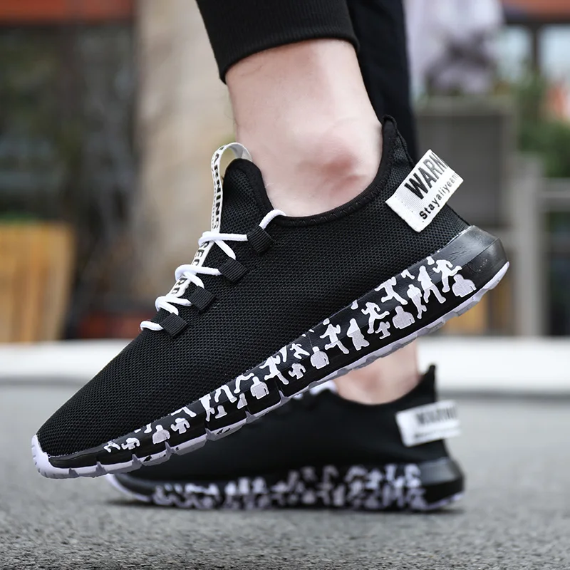 

Fashion Summer Men's Shoes Mesh Breathable Cool Casual Running Shoe Outdoor Non-Slip Sole Design Walking Sneakers Damping men