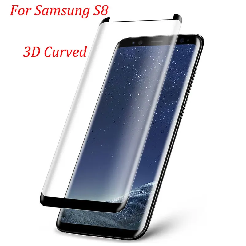 3D изогнутая защитная пленка из закаленного стекла для SAMSUNG Galaxy S9 Plus NOTE8|Защитные