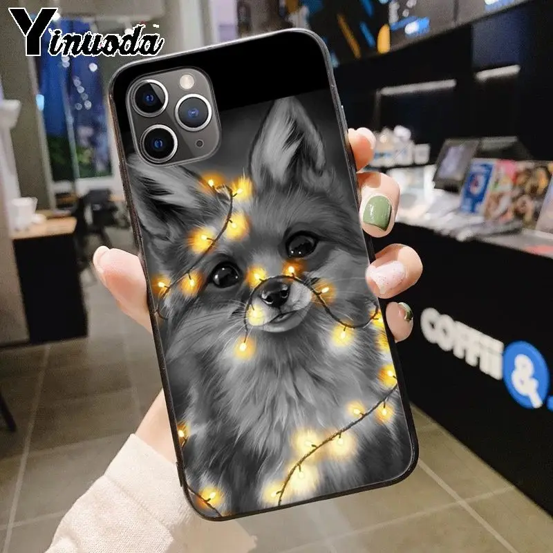 11 Yinuoda лиса в осенние листья лес Diy роскошный защитный чехол для телефона для iPhone 7plus 6S 7 8 8Plus X XS XR XS MAX 5 Чехол - Цвет: 11
