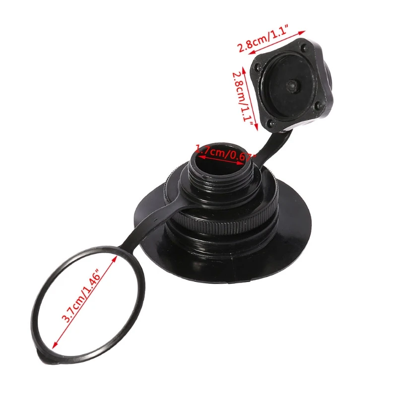 

Колпачки с воздушным клапаном, винты для надувной лодки, рыболовных лодок, плота, пневматического матраса, черные