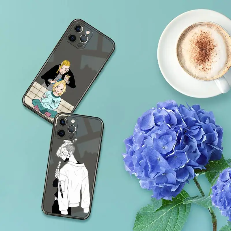 

Manga Tokyo Revengers anime Phone Case Transparent for iPhone 7 8 11 12 se 2020 mini pro X XS XR MAX Plus